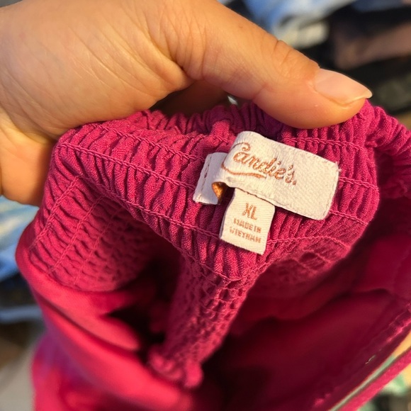 Candie’s Magenta Fit & Flare Bodice Dress - Picture 3 of 5